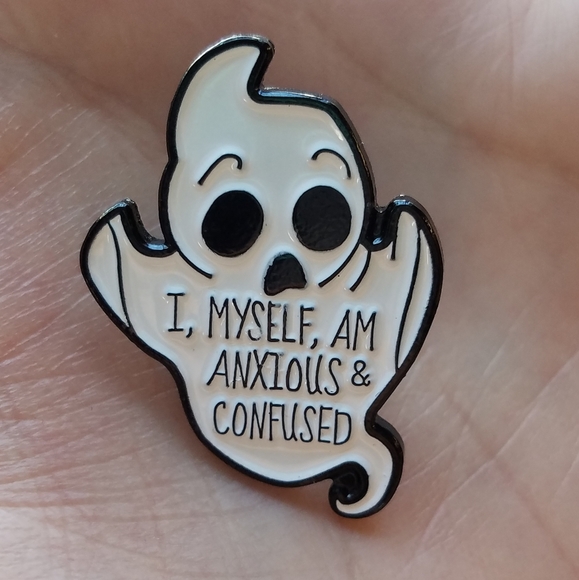 *2 for $13* Beetlejuice Inspired Ghost Pin - Picture 2 of 5